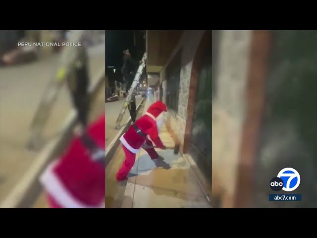 Undercover Santa Claus helps bust drug gang