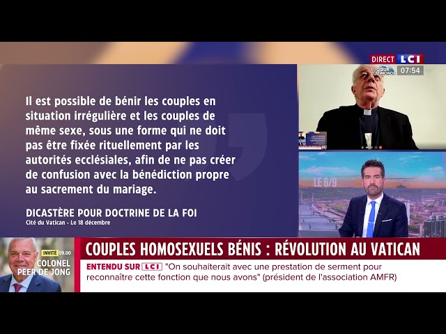 Couples homosexuels bénis : révolution au Vatican