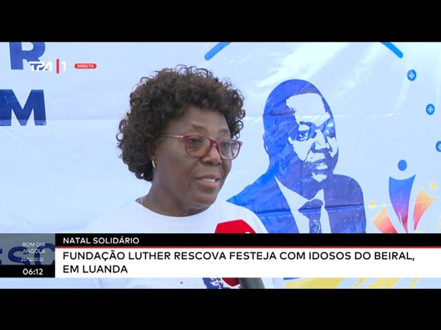 Natal solidário - Fundação Luther Rescova festeja com idosos no Beiral, em Luanda