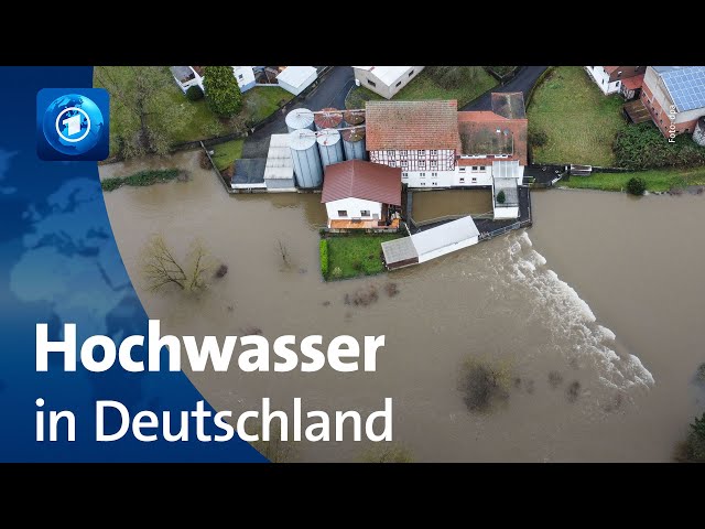 Warnung vor steigendem Hochwasser und Sturmflut