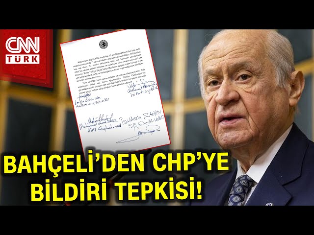 Devlet Bahçeli'den CHP'ye ve DEM Parti'ye tepki! #Haber