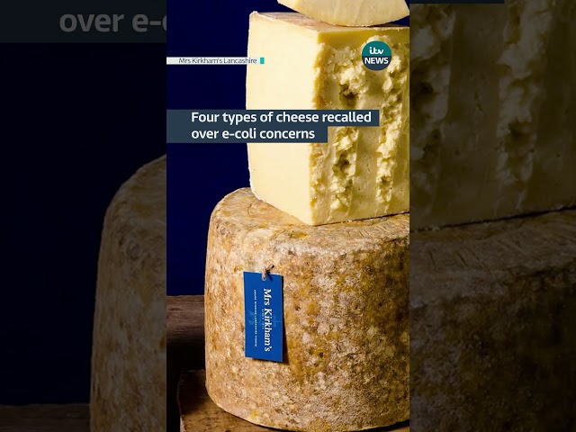 Four types of cheese recalled over e-coli concerns #itvnews #food #cheese