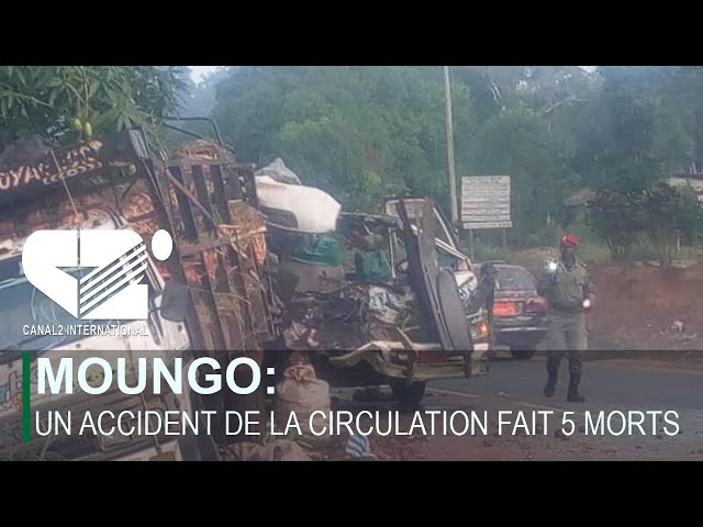 MOUNGO : UN ACCIDENT DE LA CIRCULATION FAIT 5 MORTS