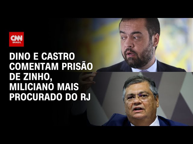 Dino e Castro comentam prisão de Zinho, miliciano mais procurado do RJ | LIVE CNN