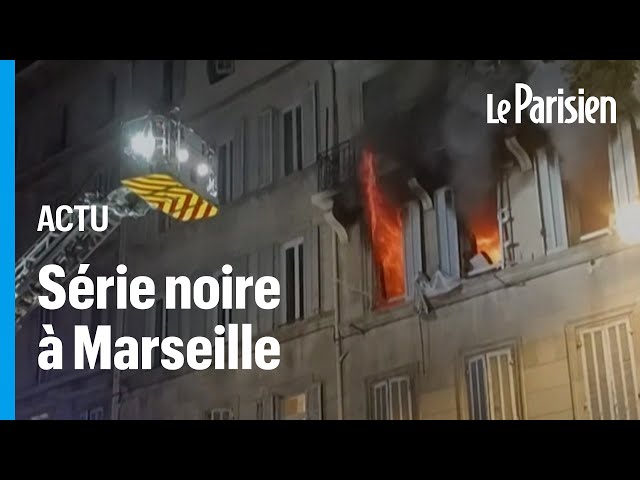 Marseille : un incendie déclenché par une explosion dans un immeuble fait un mort