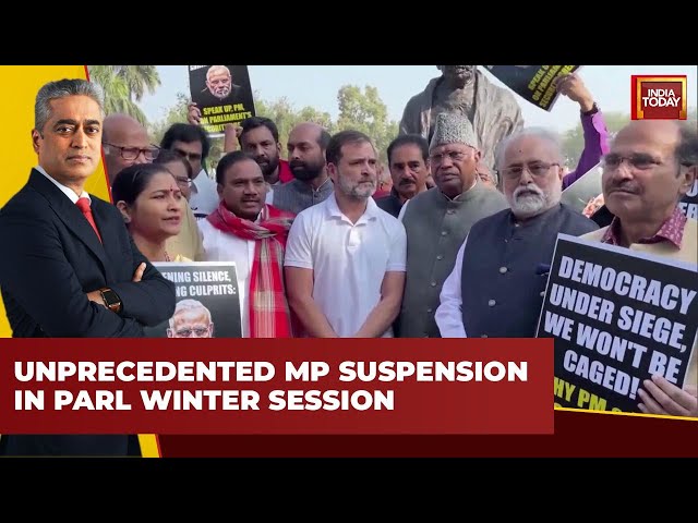 Record Suspension of 146 MPs After Winter Session Of Parliament | Political Rumble With Rajdeep Sard