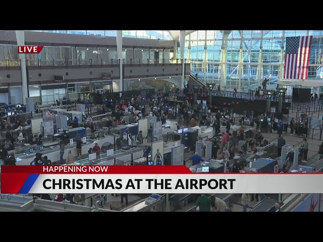 Security wait times at DIA on Christmas Day