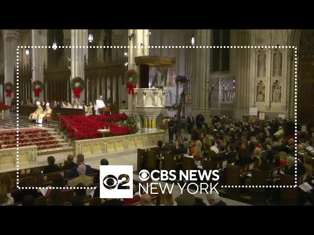 Faithful flock to St. Patrick's Cathedral for Christmas Masses