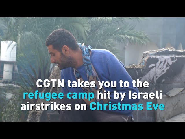 Visit the refugee camp hit by Israeli missiles on Christmas Eve