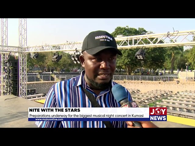 Nite with the stars: Preparations underway for the biggest musical night concert in Kumasi.