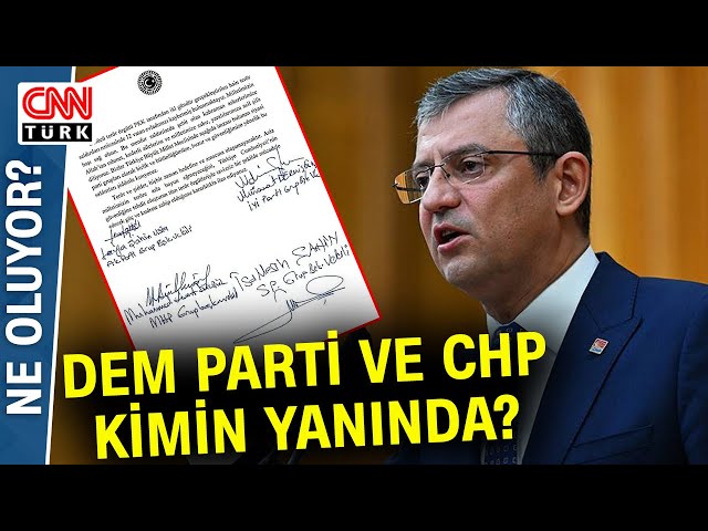 CHP ve DEM Parti Kimin Yanında? TBMM'de Teröre Karşı Ortak Bildiriye Neden İmzalamadılar?