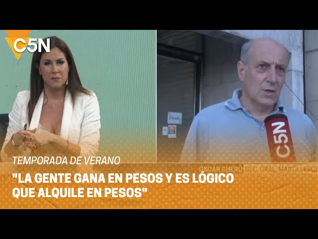 OSCAR CHERÚ: "La gente GANA EN PESOS y es LÓGICO que ALQUILE EN PESOS"