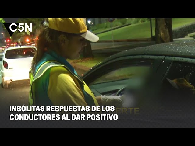 CONTROLES de ALCOHOLEMIA en CABA: las INSÓLITAS RESPUESTAS de los CONDUCTORES al DAR POSITIVO