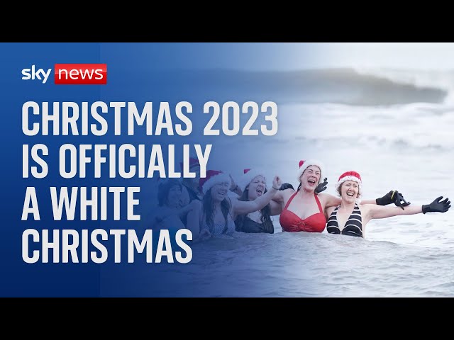 Christmas 2023 officially declared a white Christmas