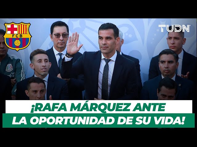 ¡SERÍA HISTÓRICO!  Barcelona decide: Rafa Márquez es el 'favorito' para ser su DT | TUDN