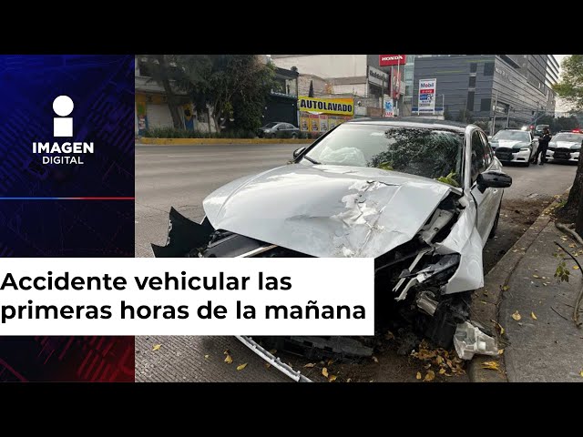 Agria Navidad: Choca con su auto deportivo en Patriotismo tras discusión familiar