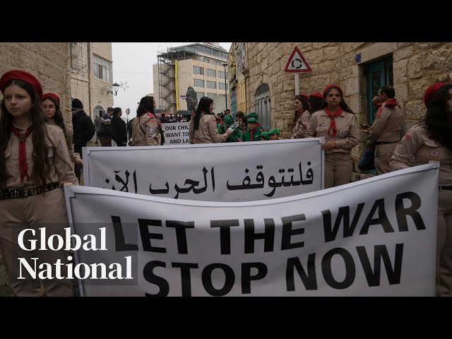 Global National: Dec. 25, 2023 | Bethlehem marks sombre Christmas amid Israel-Hamas conflict