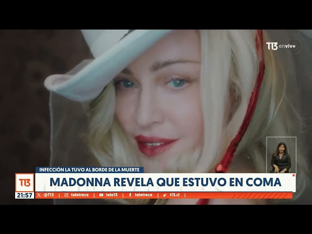 Madonna revela que estuvo en coma