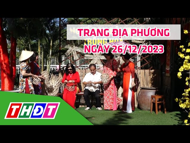 Trang địa phương | 26/12/2023 | TP.Sa Đéc - Rộn ràng đón du khách | THDT