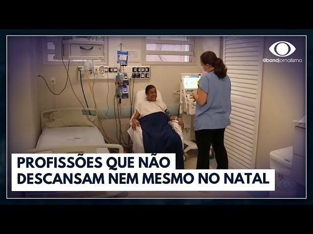 As profissões que não descansam nem mesmo no Natal | Jornal da Band