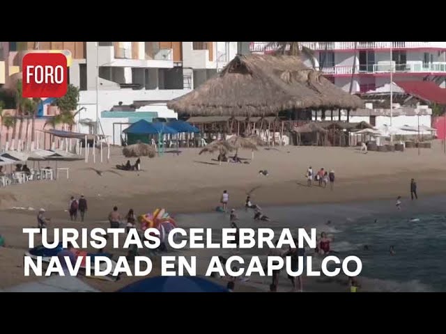 Ambiente navideño en Acapulco tras paso del huracán Otis - Las Noticias