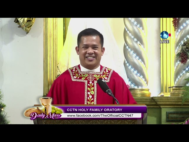 26 December 2023 HOMILY by Rev. Fr. Christian James Mayol