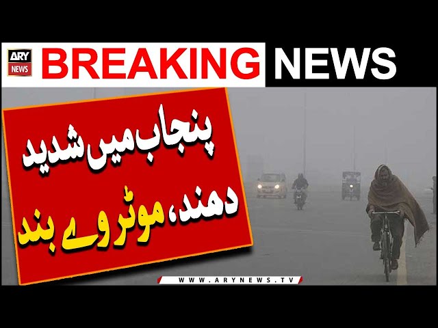 Heavy fog in Punjab,  