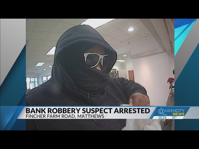 Woman arrested for robbing bank in Matthews: police