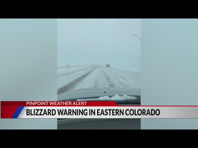 Blizzard, high wind warnings in Eastern Colorado