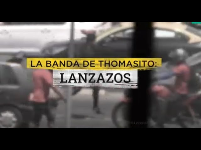 La banda de Thomasito: Lanzazos en el bandejón central de la Alameda para robar celulares