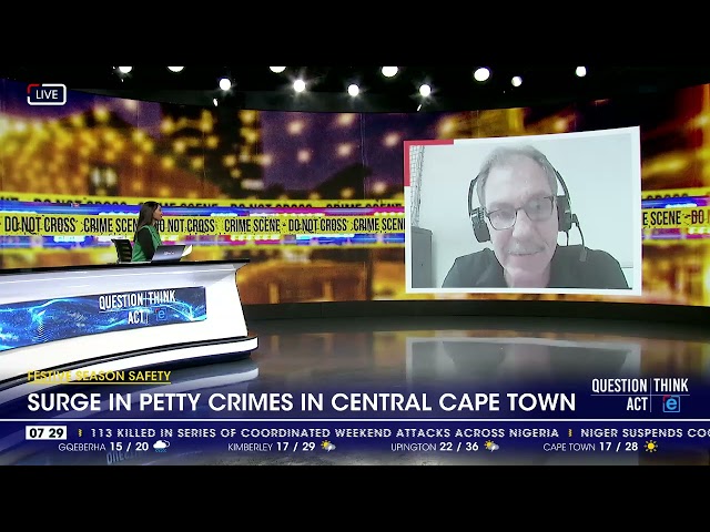 Surge in petty crimes in central Cape Town