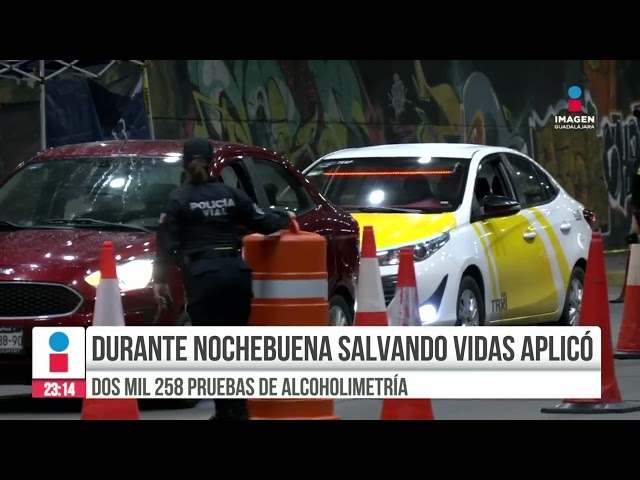 Durante Noche Buena salvando vidas aplicó 2,258 pruebas de alcoholimetría | Rey Suárez