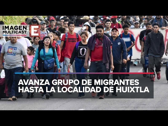 Sin festejar Navidad, caravana migrante sigue su andar por Chiapas rumbo a EU