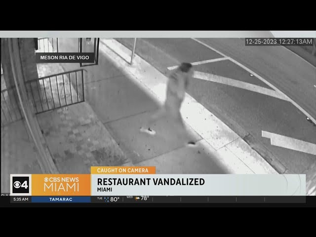 Miami businesses on Coral Way vandalized on Christmas night