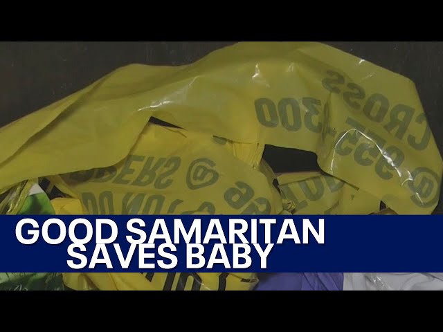 Good Samaritan saves baby found dumped in trash