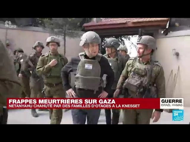 Benjamin Netanyahu annonce une "intensification" des combats à Gaza • FRANCE 24