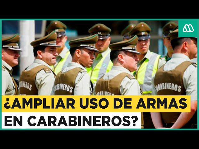 ¿Ampliar el uso de armas en Carabineros? El anuncio que divide a los políticos