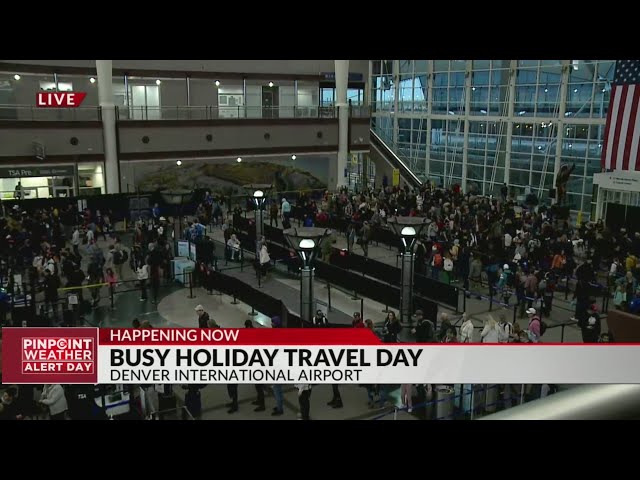 Long security lines at DIA