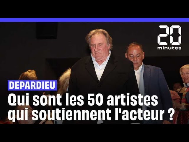 ⁣Depardieu accusé de viol : Des artistes dénoncent un "lynchage"