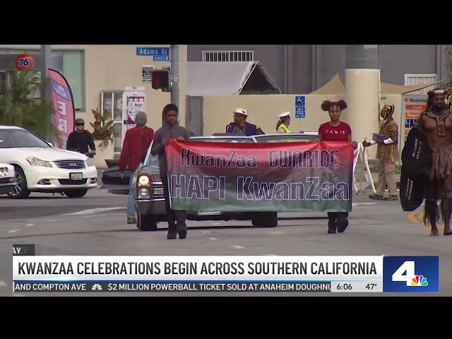 Kwanzaa celebrations begin in Southern California