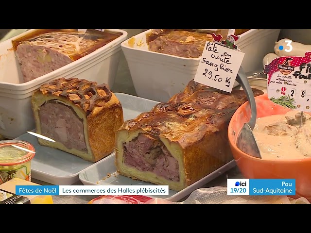 Pau : affluence pour les courses de fêtes aux halles