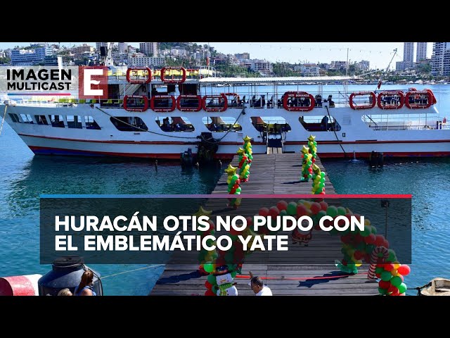 Yate Bonanza reinicia recorridos en la bahía de Acapulco