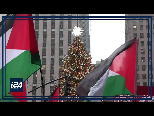 "Pas de joie pendant un génocide" : les festivités de Noël perturbées à New York