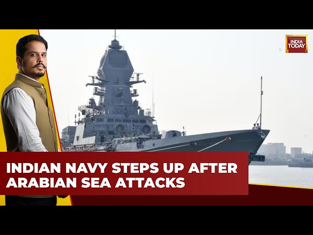 Indian Navy Heightens Presence In Response To Attacks On Merchant Vessels | 5ivelive With Shiv Aroor