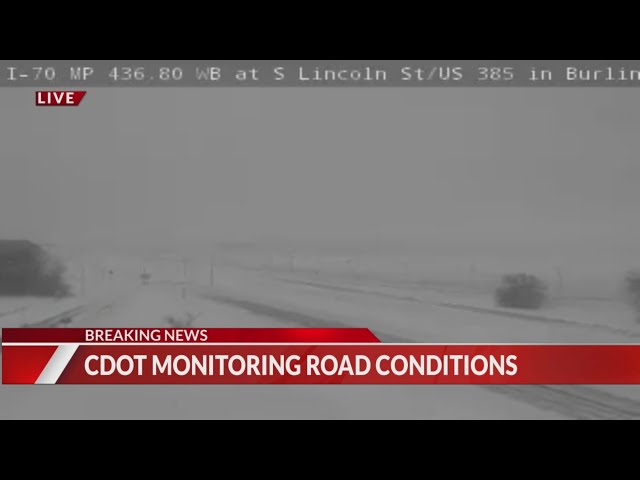 CDOT monitoring road conditions and closures across the state