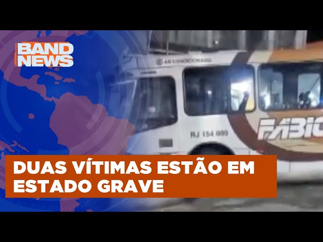 9 pessoas ficam feridas após acidente de ônibus no Rio de Janeiro | BandNews TV