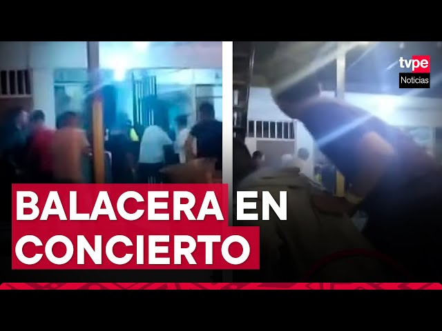 SMP: concierto por Navidad terminó en balacera