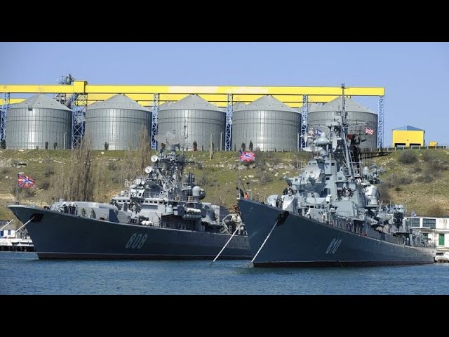 Russian naval ship stationed in occupied Crimea destroyed by Ukrainian forces