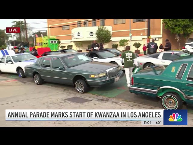 Parade marks start of Kwanzaa in South LA