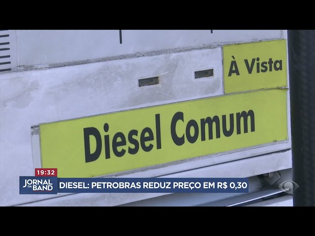 Petrobras reduz preço do diesel em R$ 0,30